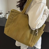 Tilda – Bolsa de mano acanalada con detalle de cordón