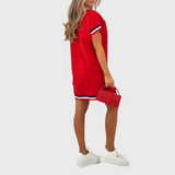 Sofía – Vestido básico con mangas cortas