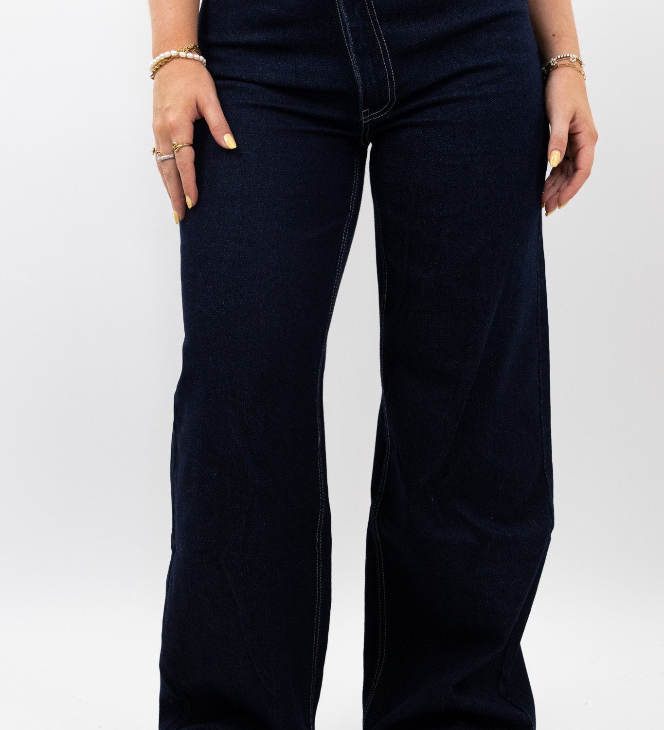 Luna – Jeans wide leg clásicos