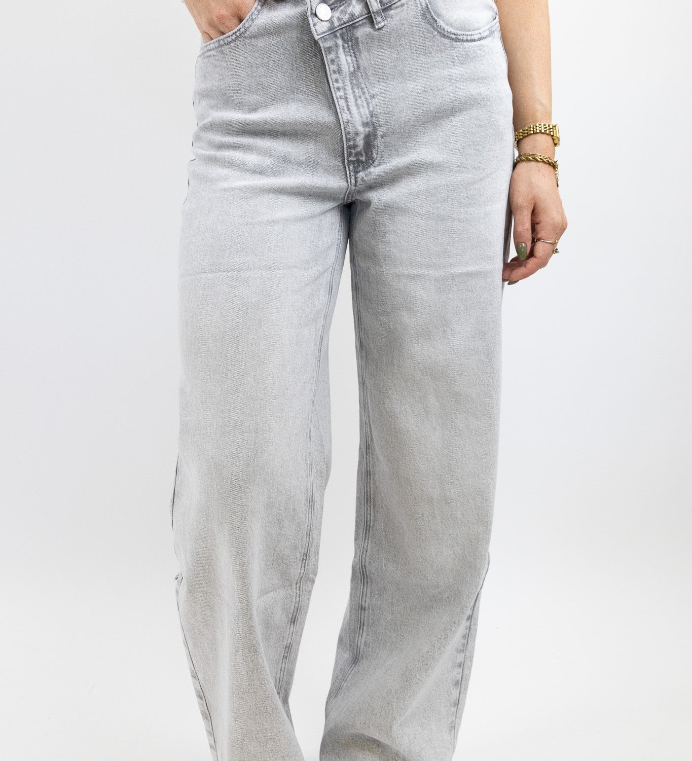 Luna – Jeans wide leg clásicos
