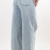 Aurora – Jeans wide leg con cordones frontales